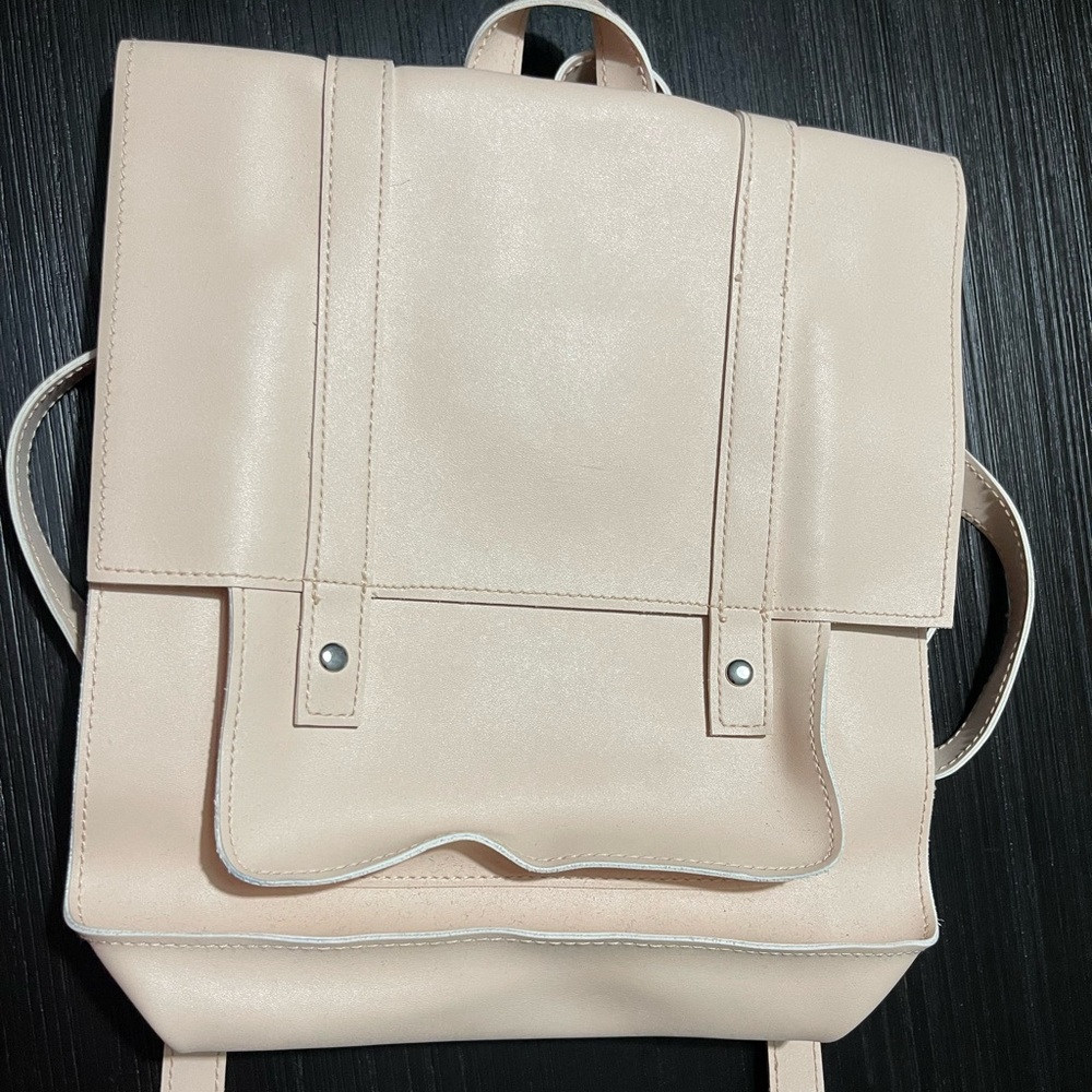 Forever21 light pink purse back pack.